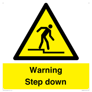 Warning Step down